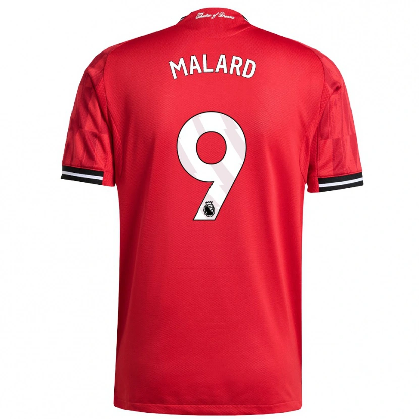 Danxen Women Melvine Malard #9 Red Black White Home Jersey 2025/26 T-Shirt