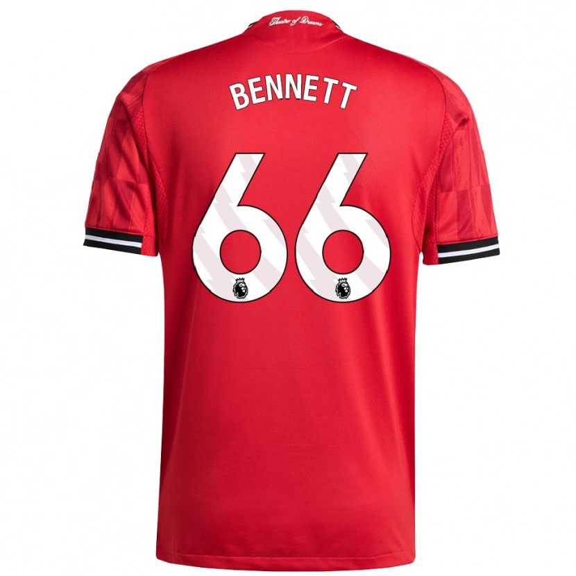 Danxen Women Rhys Bennett #66 Red Black White Home Jersey 2025/26 T-Shirt