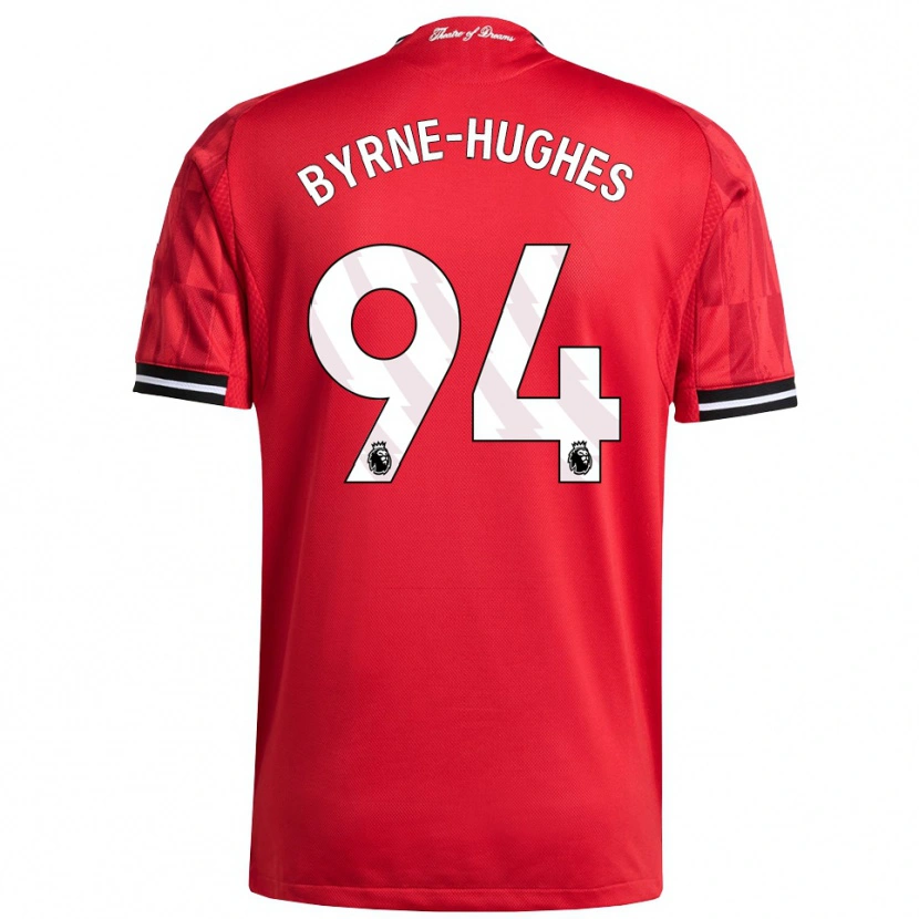 Danxen Women Cameron Byrne-Hughes #94 Red Black White Home Jersey 2025/26 T-Shirt
