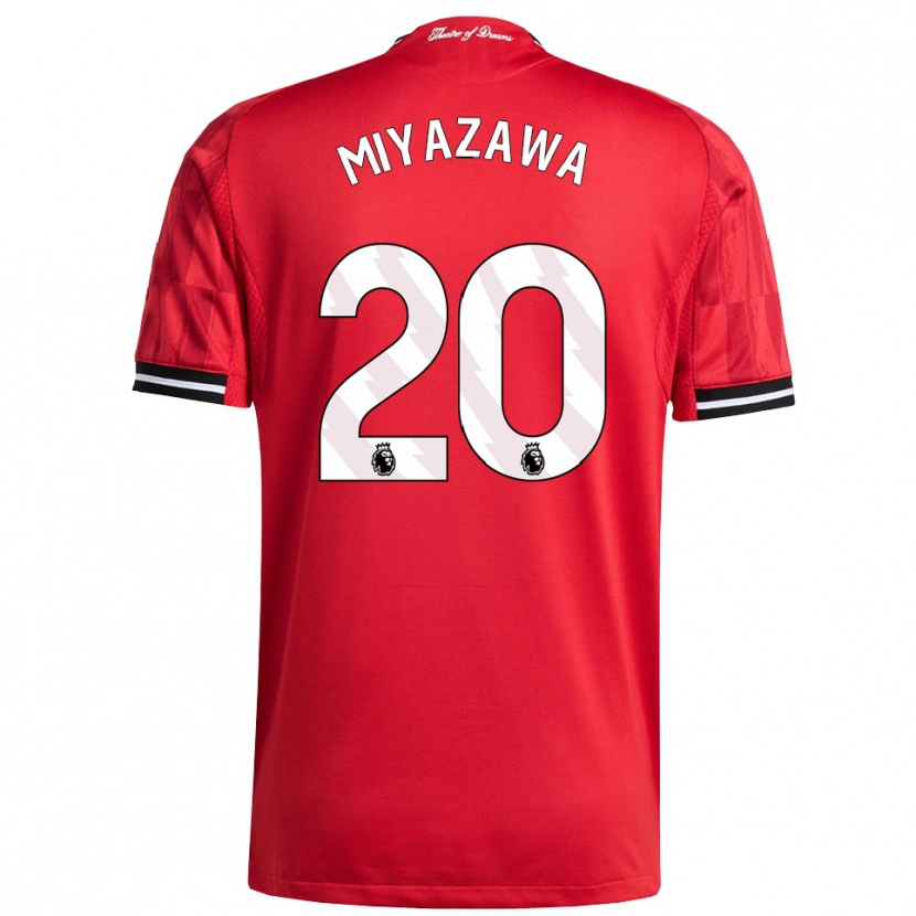 Danxen Women Hinata Miyazawa #20 Red Black White Home Jersey 2025/26 T-Shirt