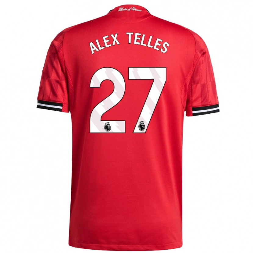 Danxen Women Alex Nicolao Telles #27 Red Black White Home Jersey 2025/26 T-Shirt