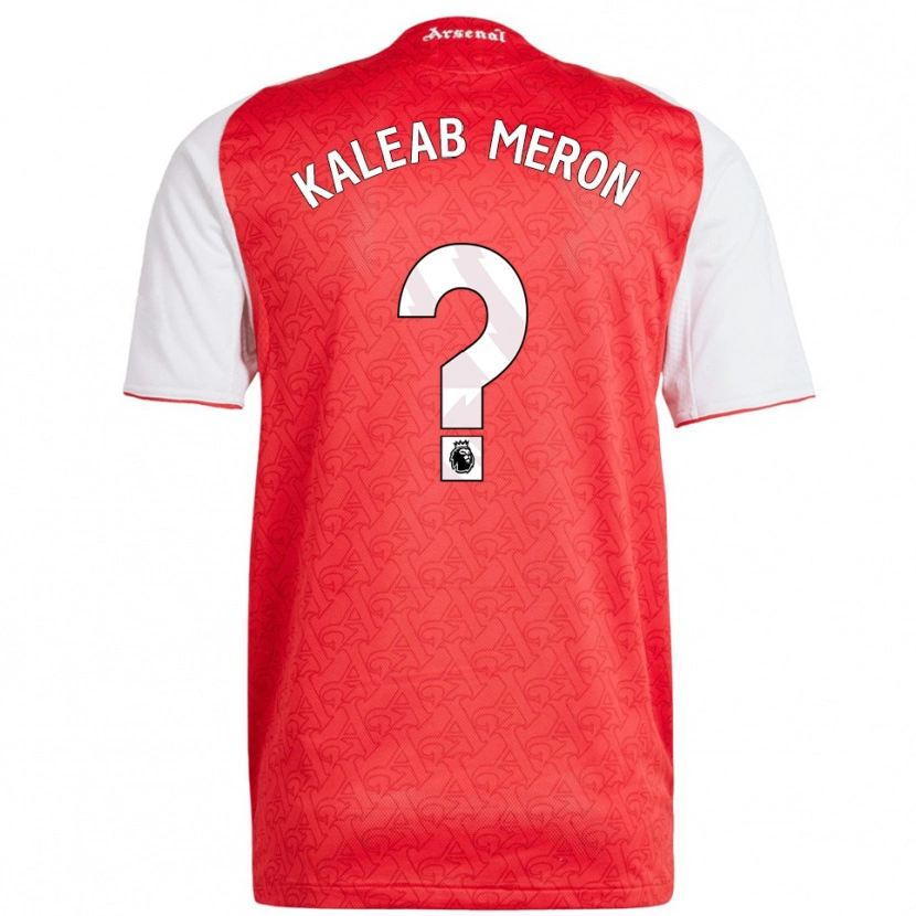 Danxen Women Kaleab Meron #0 Red White Home Jersey 2025/26 T-Shirt