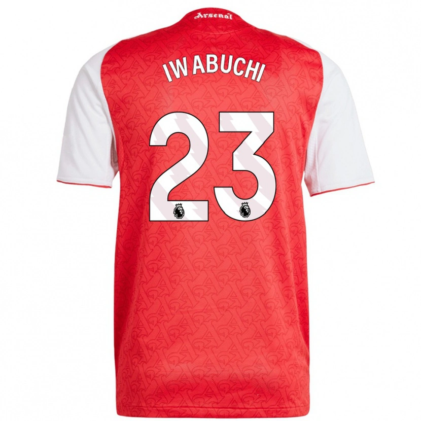 Danxen Women Mana Iwabuchi #23 Red White Home Jersey 2025/26 T-Shirt