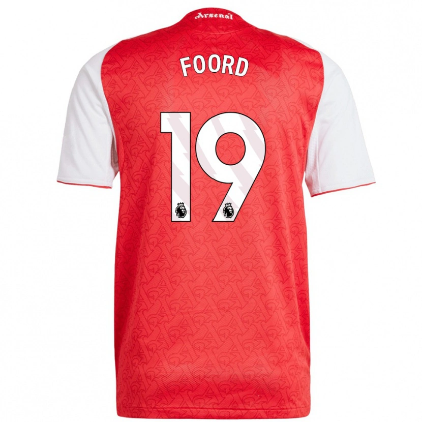 Danxen Women Caitlin Foord #19 Red White Home Jersey 2025/26 T-Shirt