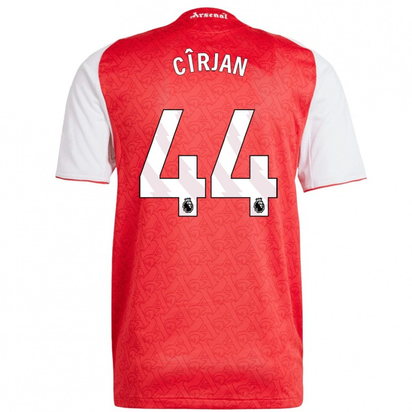 Danxen Women Catalin Cîrjan #44 Red White Home Jersey 2025/26 T-Shirt