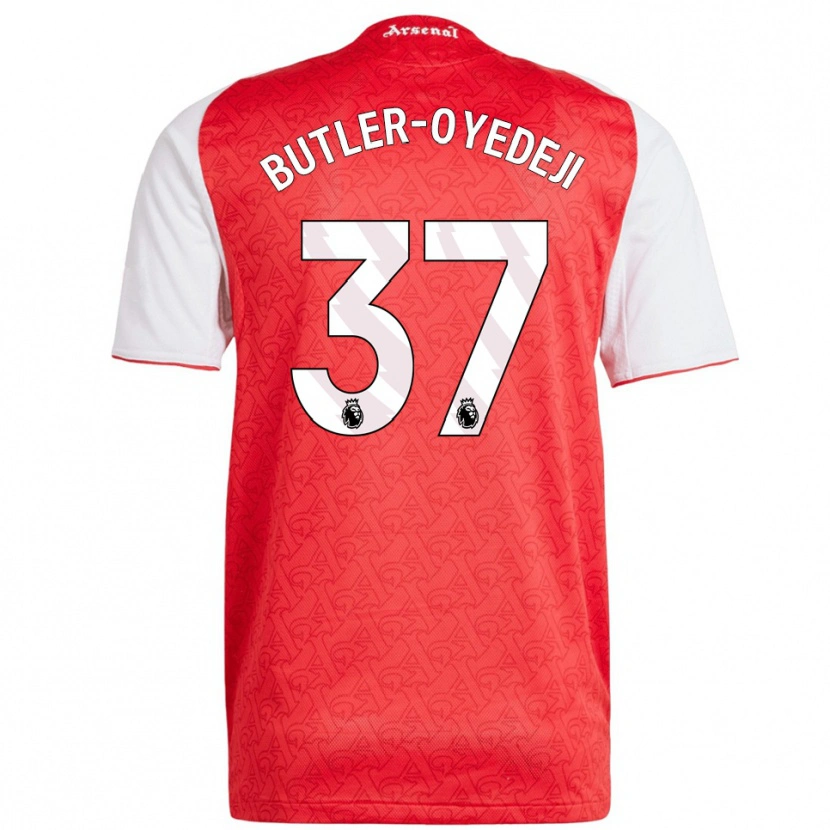 Danxen Women Nathan Butler-Oyedeji #37 Red White Home Jersey 2025/26 T-Shirt