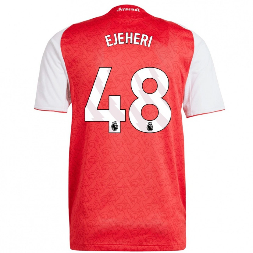 Danxen Women Ovie Ejeheri #48 Red White Home Jersey 2025/26 T-Shirt