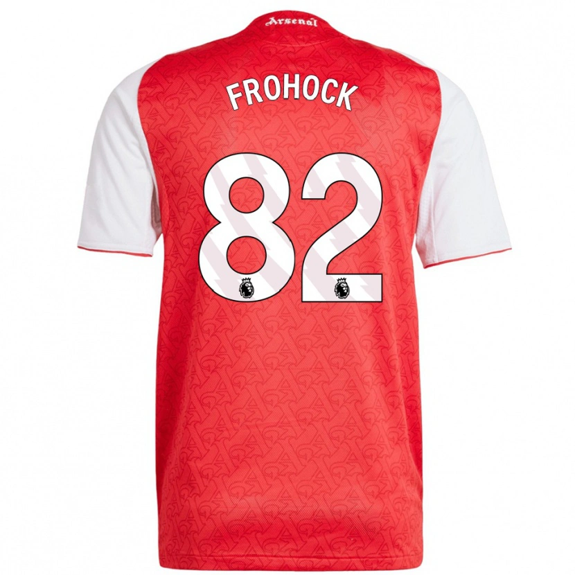 Danxen Women Marley Frohock #82 Red White Home Jersey 2025/26 T-Shirt