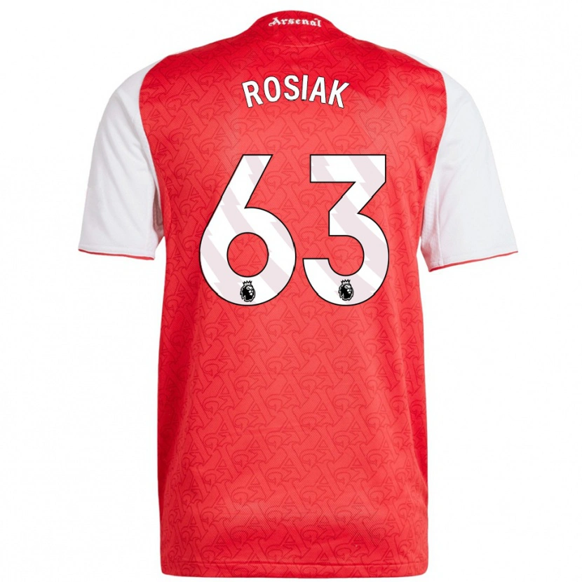 Danxen Women Michal Rosiak #63 Red White Home Jersey 2025/26 T-Shirt