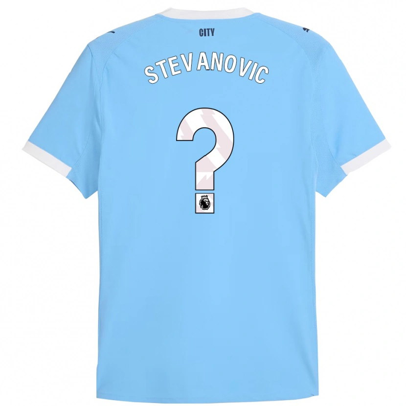 Danxen Women Filip Stevanovic #0 Sky Blue White Home Jersey 2025/26 T-Shirt
