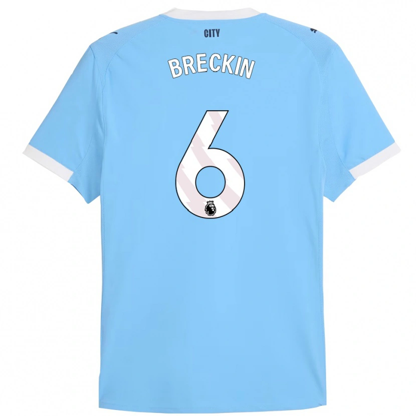 Danxen Women Kian Breckin #6 Sky Blue White Home Jersey 2025/26 T-Shirt