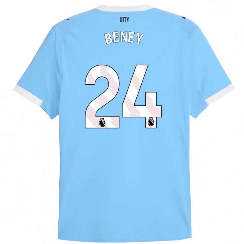 Danxen Women Iman Beney #24 Sky Blue White Home Jersey 2025/26 T-Shirt