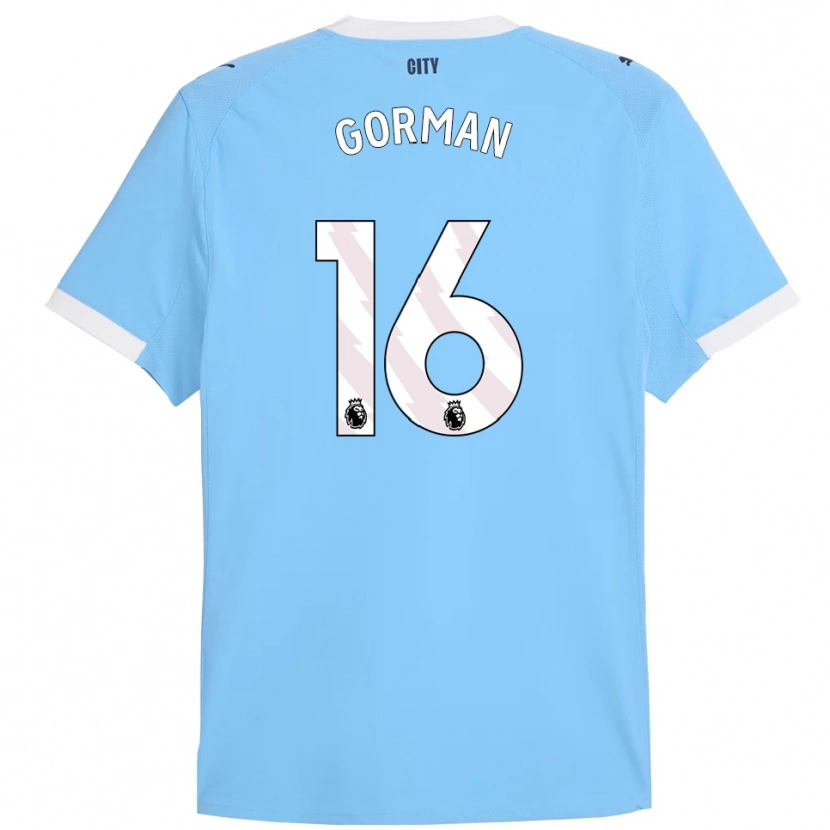 Danxen Women Finlay Gorman #16 Sky Blue White Home Jersey 2025/26 T-Shirt