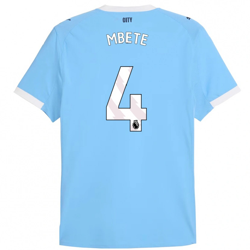 Danxen Women Luke Mbete #4 Sky Blue White Home Jersey 2025/26 T-Shirt