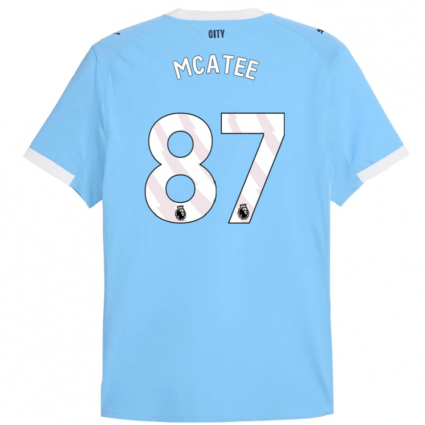 Danxen Women James Mcatee #87 Sky Blue White Home Jersey 2025/26 T-Shirt