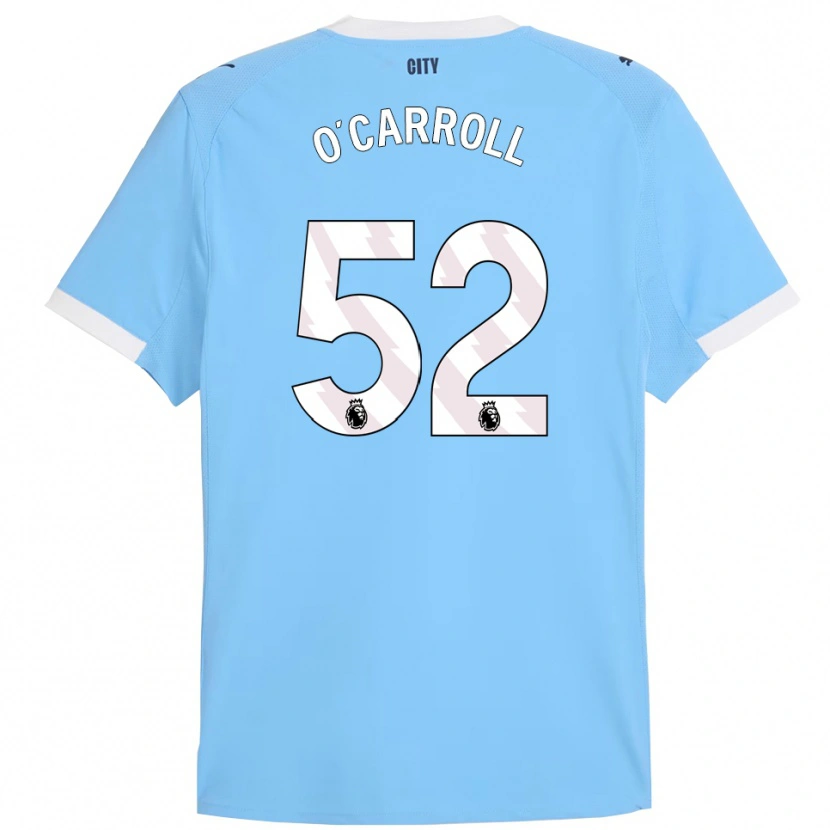 Danxen Women Eve O'carroll #52 Sky Blue White Home Jersey 2025/26 T-Shirt