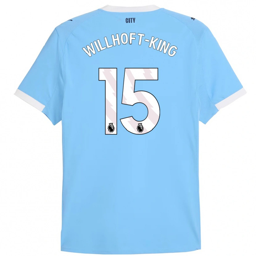 Danxen Women Han Willhoft-King #15 Sky Blue White Home Jersey 2025/26 T-Shirt