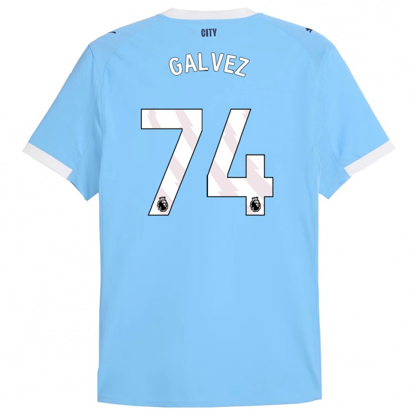 Danxen Women Tomas Galvez #74 Sky Blue White Home Jersey 2025/26 T-Shirt