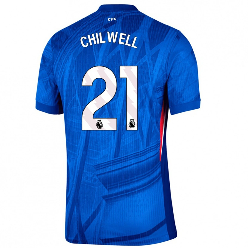 Danxen Women Ben Chilwell #21 Blue White Home Jersey 2025/26 T-Shirt