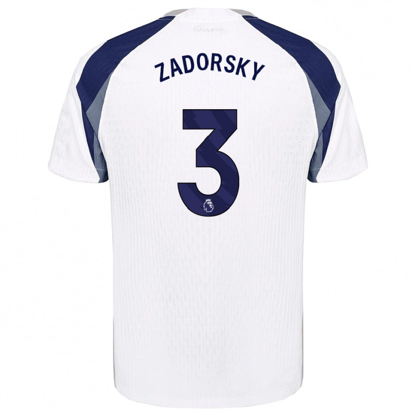 Danxen Women Shelina Zadorsky #3 White Navy Home Jersey 2025/26 T-Shirt