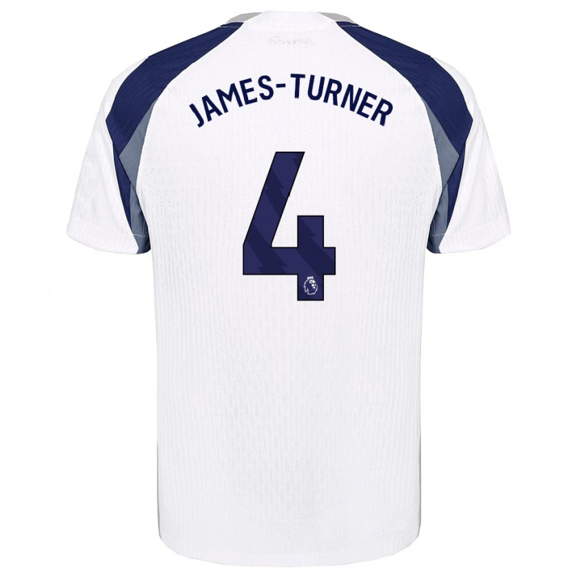 Danxen Women Amy James-Turner #4 White Navy Home Jersey 2025/26 T-Shirt