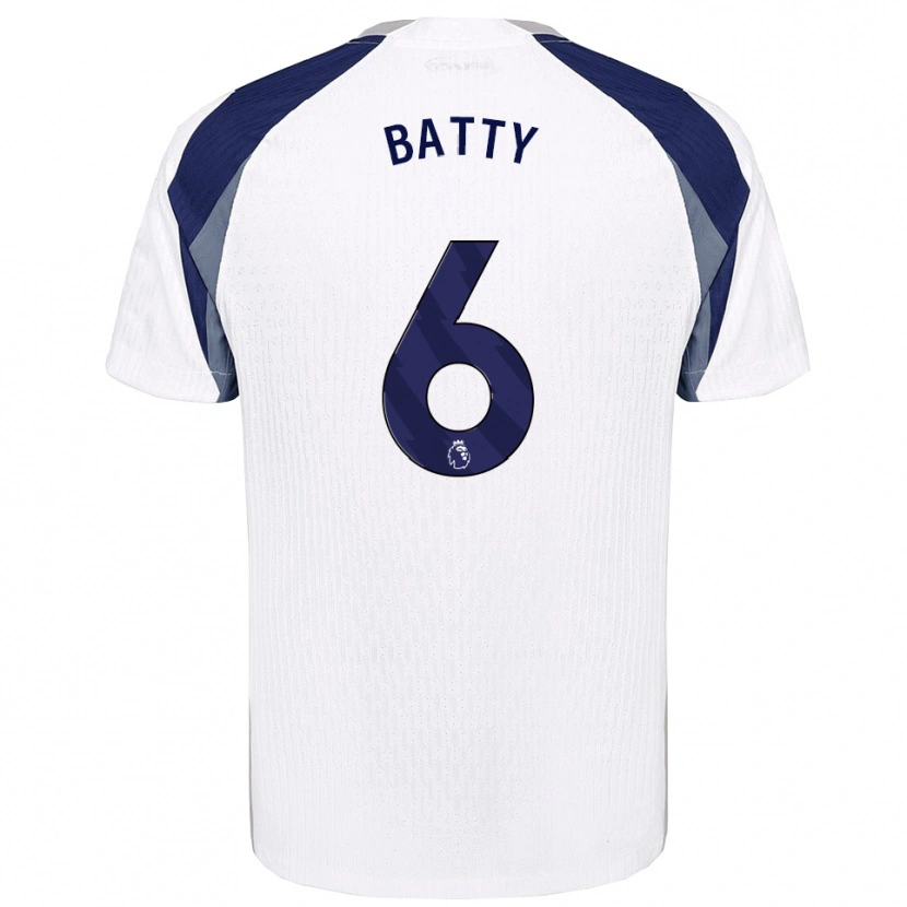Danxen Women Dan Batty #6 White Navy Home Jersey 2025/26 T-Shirt
