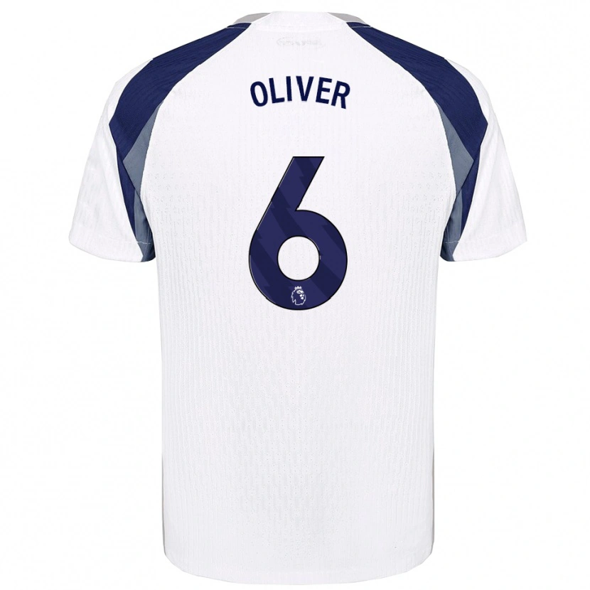 Danxen Women Dexter Oliver #6 White Navy Home Jersey 2025/26 T-Shirt