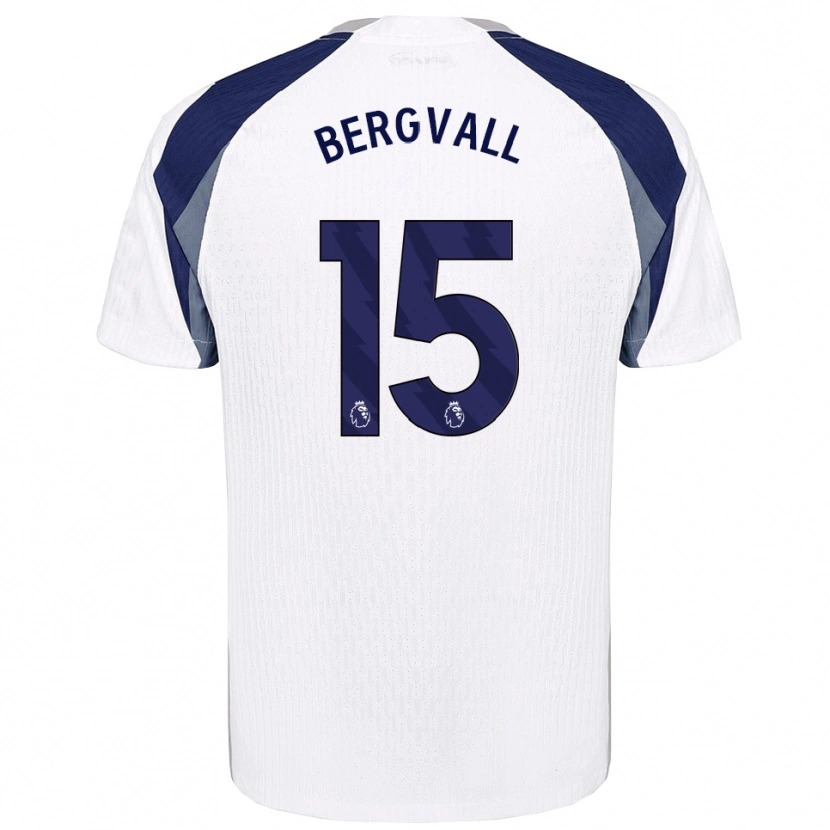 Danxen Women Lucas Bergvall #15 White Navy Home Jersey 2025/26 T-Shirt