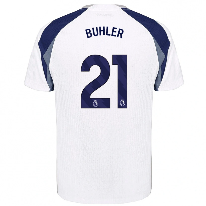 Danxen Women Luana Bühler #21 White Navy Home Jersey 2025/26 T-Shirt
