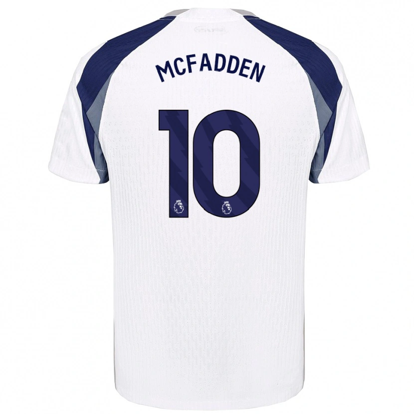 Danxen Women Max Mcfadden #10 White Navy Home Jersey 2025/26 T-Shirt