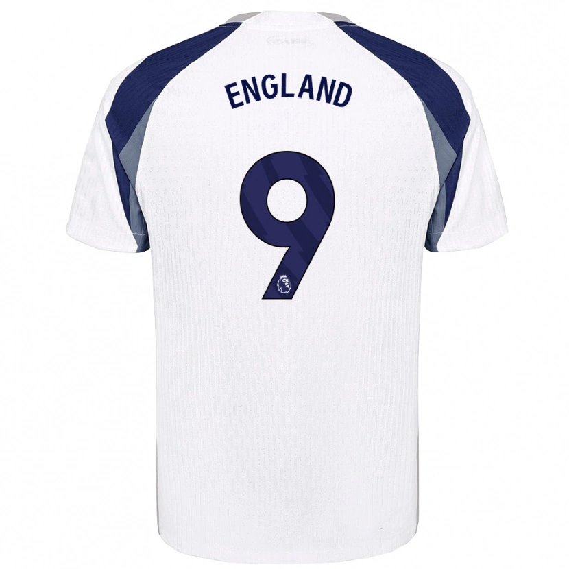 Danxen Women Bethany England #9 White Navy Home Jersey 2025/26 T-Shirt