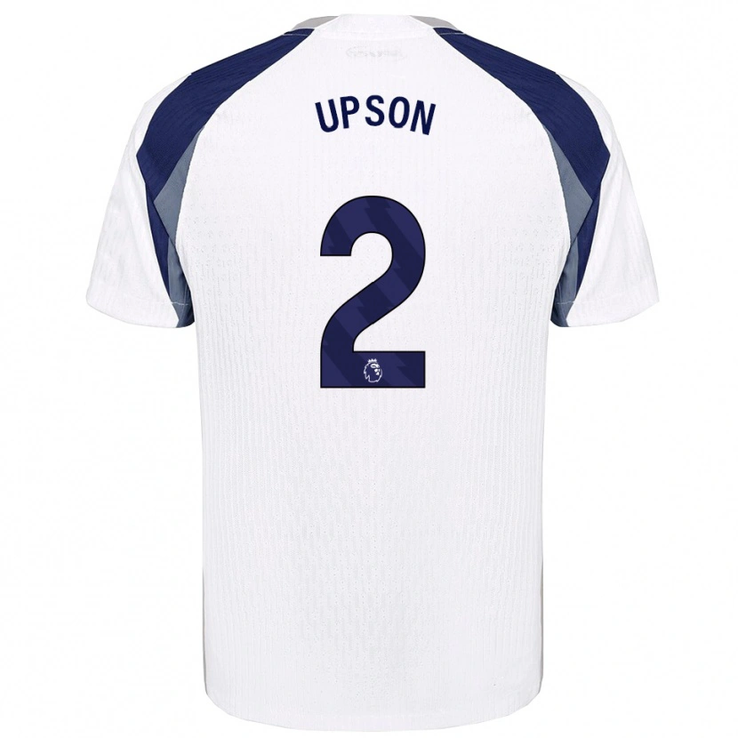 Danxen Women Elijah Upson #2 White Navy Home Jersey 2025/26 T-Shirt