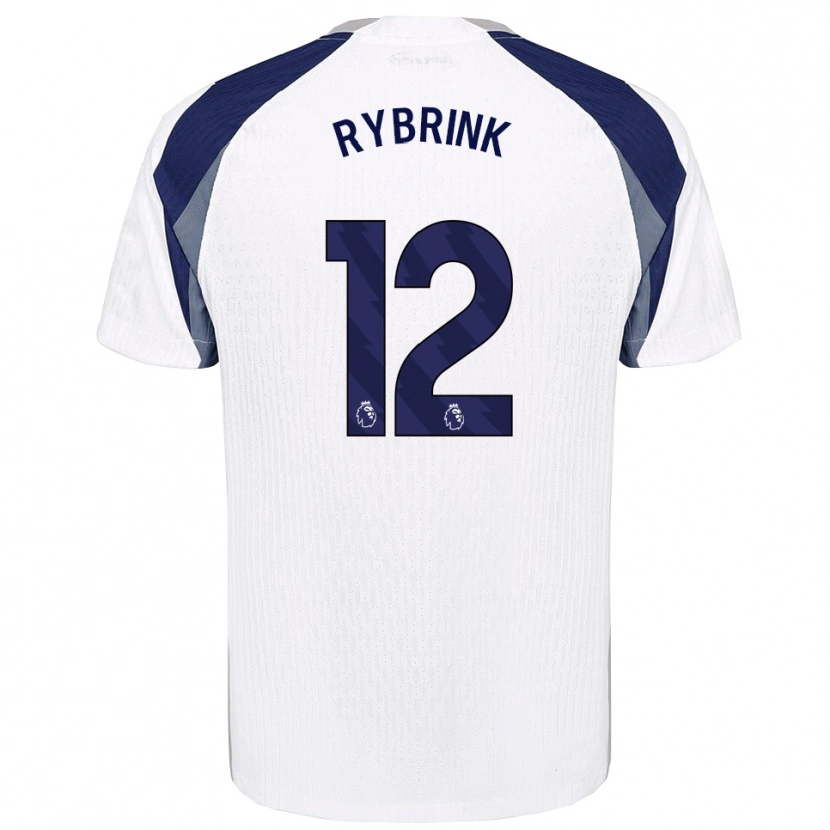 Danxen Women Josefine Rybrink #12 White Navy Home Jersey 2025/26 T-Shirt