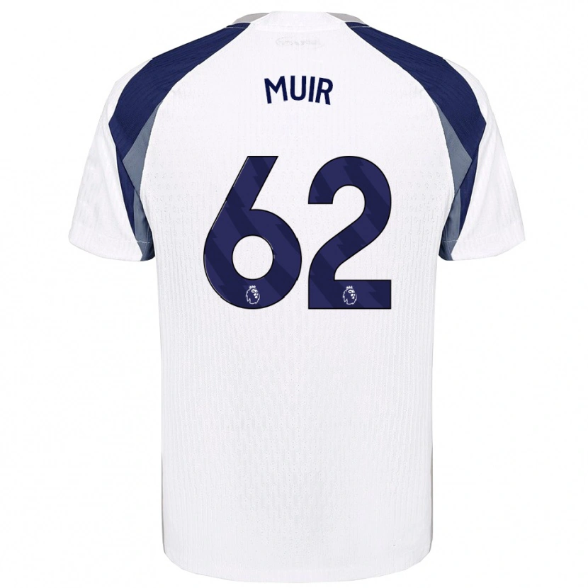 Danxen Women Marqes Muir #62 White Navy Home Jersey 2025/26 T-Shirt