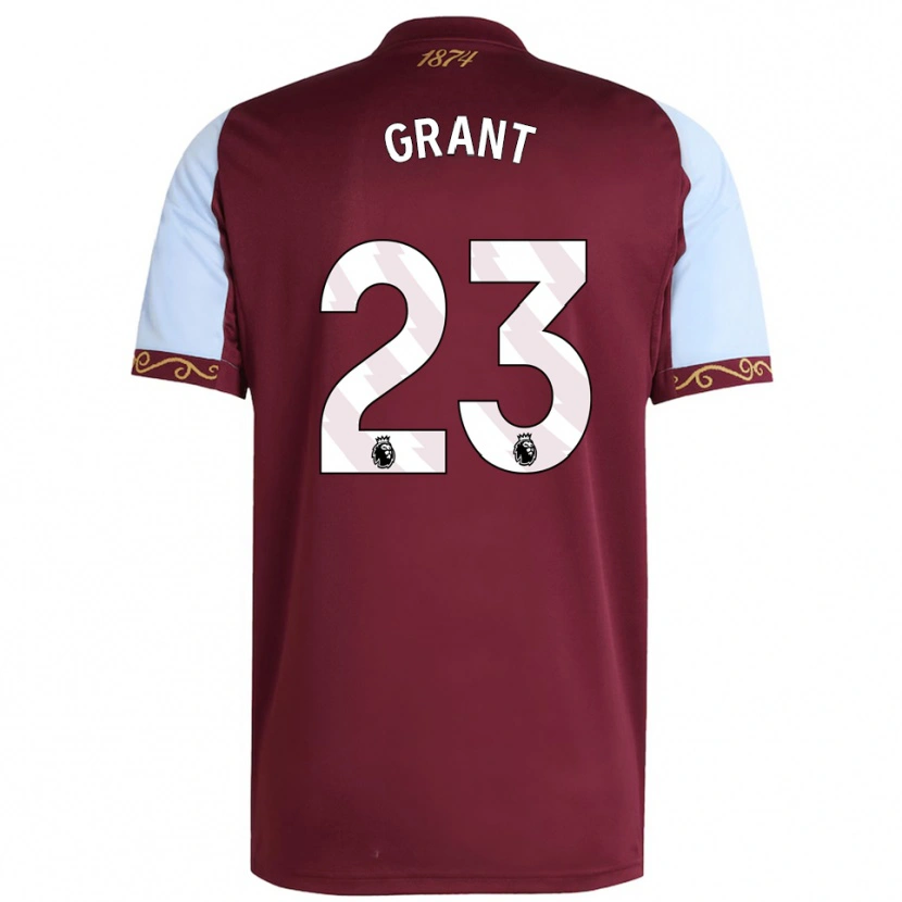 Danxen Women Chasity Grant #23 Burgundy Sky Blue Home Jersey 2025/26 T-Shirt