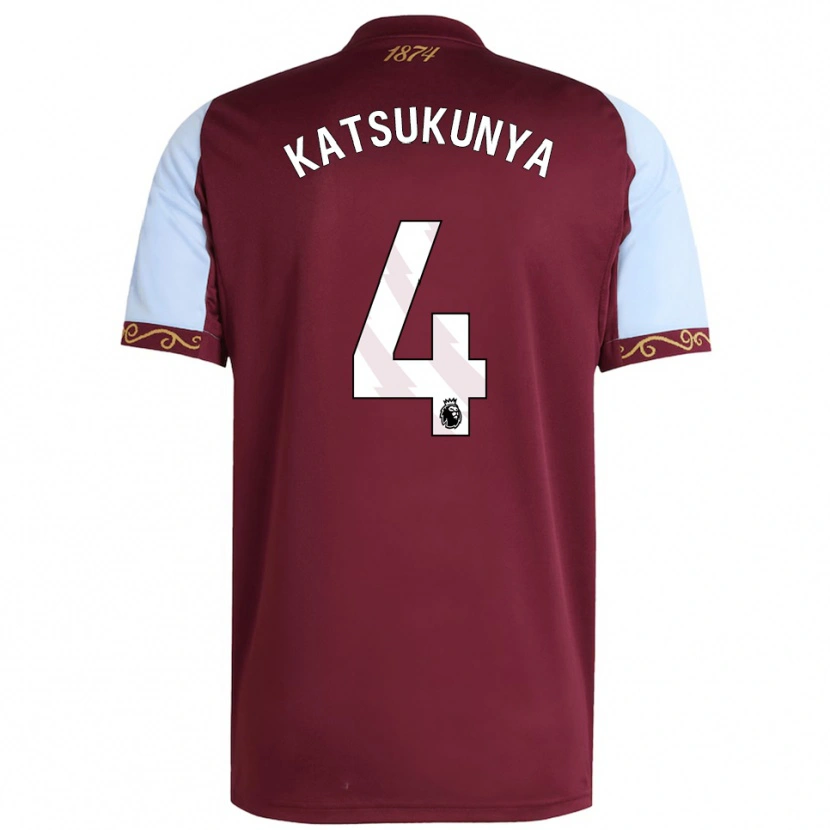 Danxen Women Thierry Katsukunya #4 Burgundy Sky Blue Home Jersey 2025/26 T-Shirt