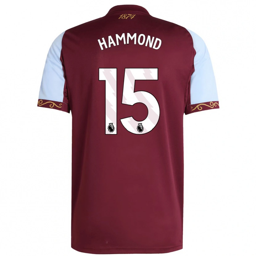 Danxen Women Rio Hammond #15 Burgundy Sky Blue Home Jersey 2025/26 T-Shirt
