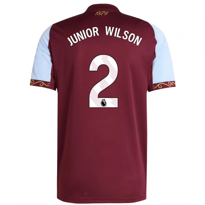 Danxen Women Junior Wilson #2 Burgundy Sky Blue Home Jersey 2025/26 T-Shirt