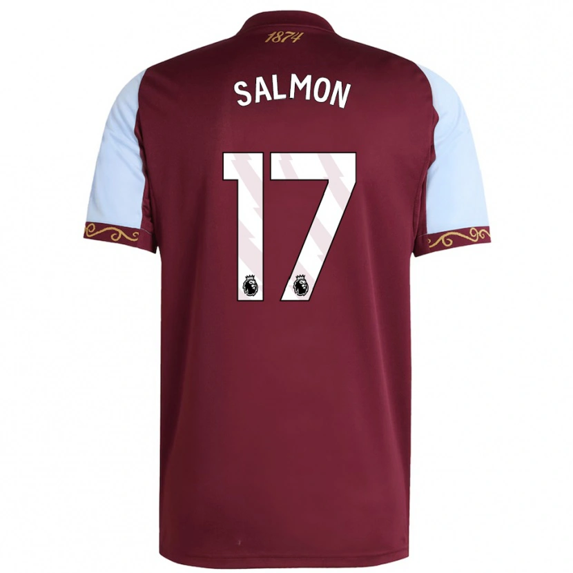 Danxen Women Ebony Salmon #17 Burgundy Sky Blue Home Jersey 2025/26 T-Shirt