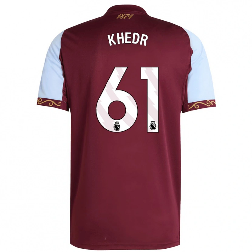 Danxen Women Omar Khedr #61 Burgundy Sky Blue Home Jersey 2025/26 T-Shirt