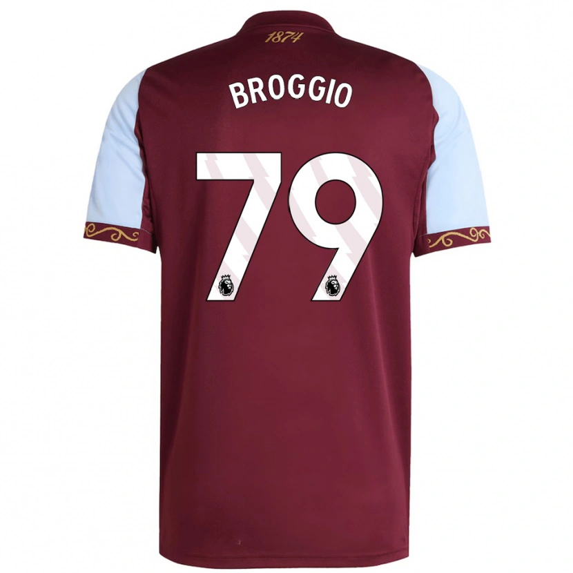 Danxen Women Ben Broggio #79 Burgundy Sky Blue Home Jersey 2025/26 T-Shirt