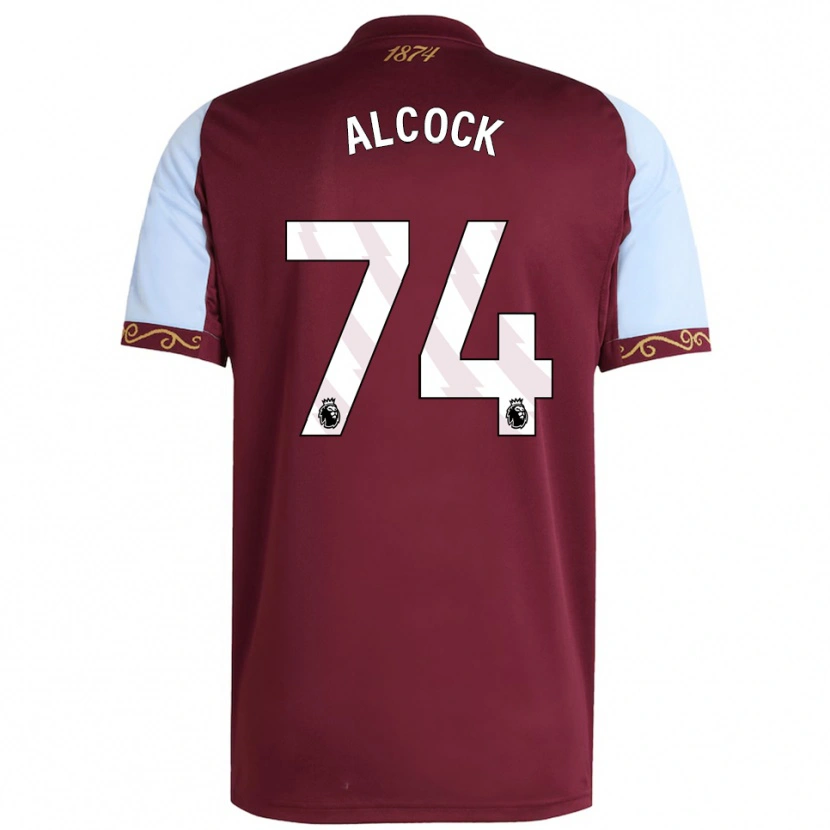 Danxen Women Todd Alcock #74 Burgundy Sky Blue Home Jersey 2025/26 T-Shirt