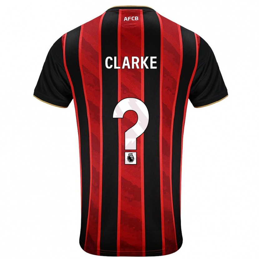 Danxen Women Ashley Clarke #0 Red Black Home Jersey 2025/26 T-Shirt