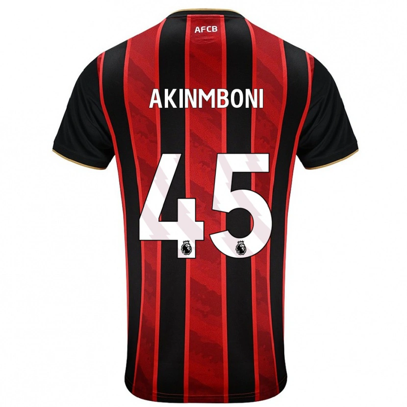 Danxen Women Matai Akinmboni #45 Red Black Home Jersey 2025/26 T-Shirt