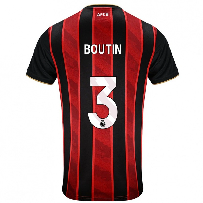 Danxen Women Noa Boutin #3 Red Black Home Jersey 2025/26 T-Shirt