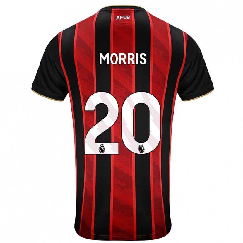 Danxen Women Caitlin Morris #20 Red Black Home Jersey 2025/26 T-Shirt