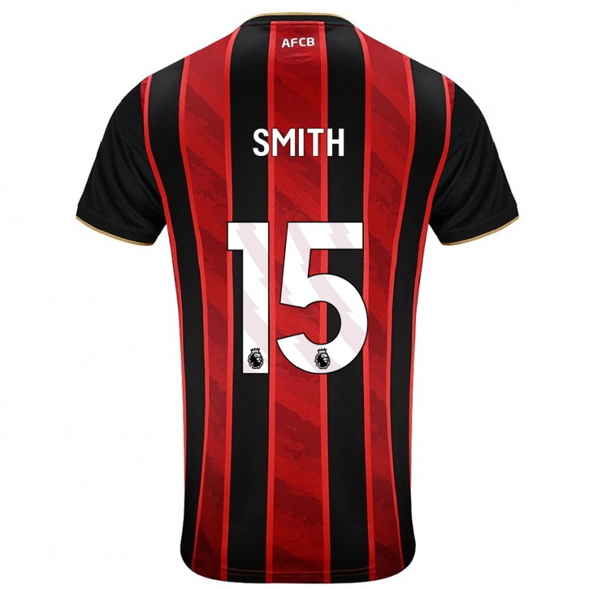 Danxen Women Adam Smith #15 Red Black Home Jersey 2025/26 T-Shirt