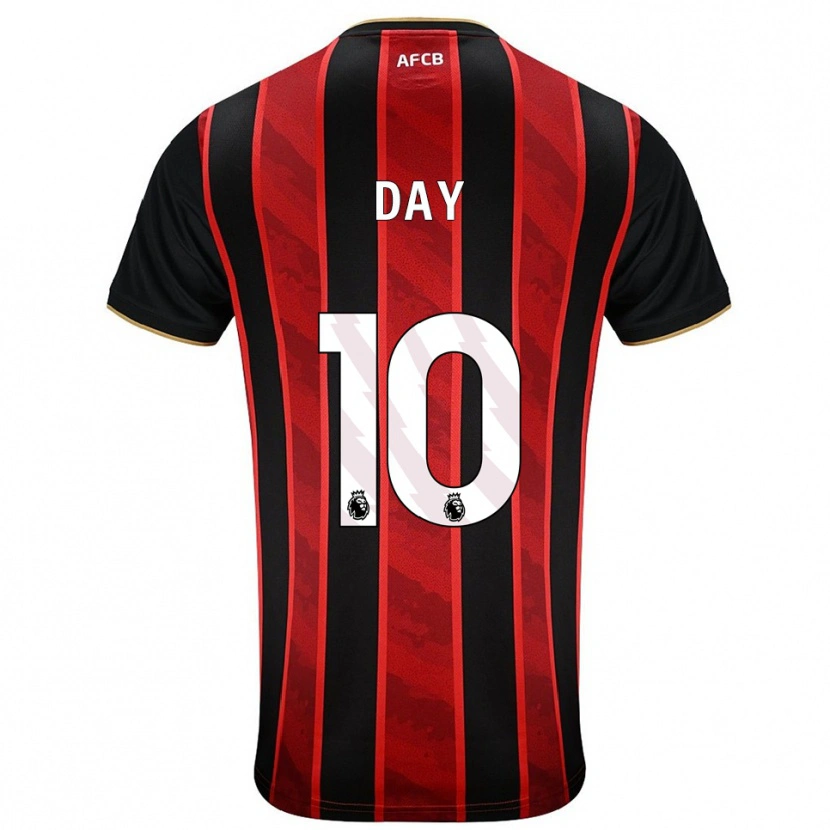 Danxen Women Jonny Day #10 Red Black Home Jersey 2025/26 T-Shirt