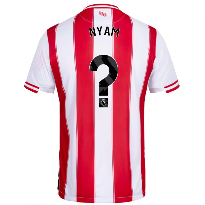Danxen Women Jenom Nyam #0 Red White Home Jersey 2025/26 T-Shirt