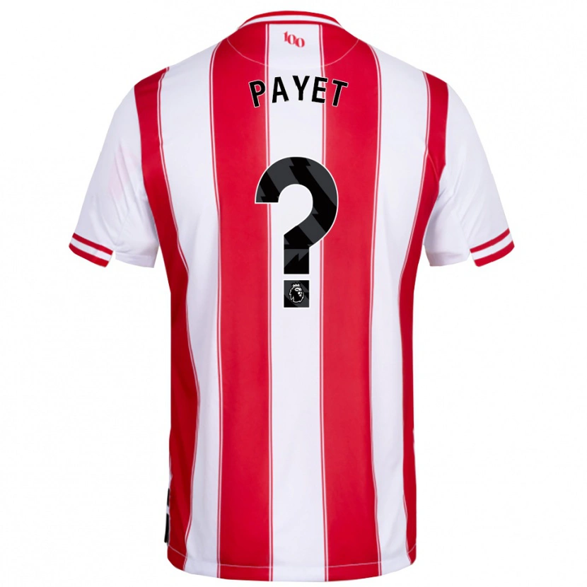 Danxen Women Trae Payet #0 Red White Home Jersey 2025/26 T-Shirt